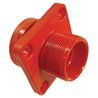 Kołnierz przyłączeniowy 1-1/4" gwint zwenętrzny do króćca na wąż, kwadrat 55 mm