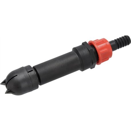 Dysza rotacyjna, 3 stopniowa z gwintem zewnętrznym 1/2" + króciec na wąż 13 mm