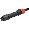 Dysza rotacyjna, 3 stopniowa z gwintem zewnętrznym 1/2" + króciec na wąż 13 mm