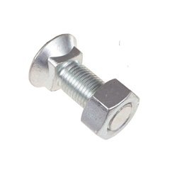 Śruba płużna M12x35mm kl.10.9, łepek 24mm z nakrętką Grégoire-Besson