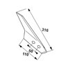 Nóż redlicy pr.