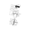 Wyłącznik główny akumulatora LA500045 Electro Mecanica Cormar 1446-500045