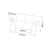 Wyłącznik główny akumulatora d LA530110 Electro Mecanica Cormar 1446-530110