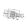 Szybkozłącze ISO 12,5 M26x1,5-18L - gniazdo