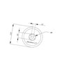 Hassia 3490006 Talerz redlicy D335/43x2,5 oryg. Lemken