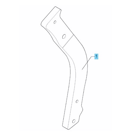 Leg 100x40x810 4644996 Lemken 4644996