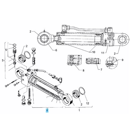 Seal set 36/63 5759212 Lemken 5759212