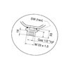 Akumulator hydrauliczny 0.75l 250/30 bar wew.1/2" BSP Parker 8716106962495