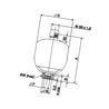 Akumulator hydrauliczny 1.4l 250/30 bar wew.1/2" BSP Parker C250ELM1421090AF