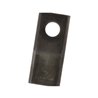 Nożyk 108x48x3 otwór 21mm prosty ugięty wzór 2