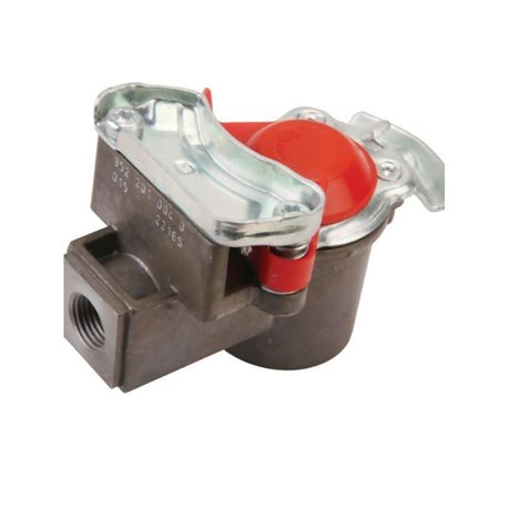 Szybkozłącze hamulcowe czerwone twarde M16x1,5 z filtrem Wabco