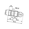 Zawór zwrotny, M22 x 1,5 4340210000 Wabco 4057875175650