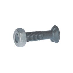 Śruba płużna 2-noskowa DIN11014, M12 x 50 mm kl. 8.8 z nakrętką