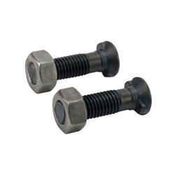 Śruba płużna 2-noskowa z łbem owalnym , M12 x 45 mm z nakrętką