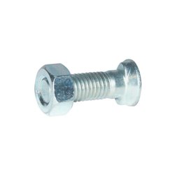 Śruba płużna 2-noskowa z łbem owalnym , M14 x 35 mm z nakrętką