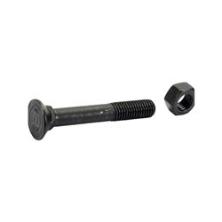 Śruba płużna 4-kątna z podsadzeniem DIN 608, M12 x 80 mm kl. 12.9 z nakrętką
