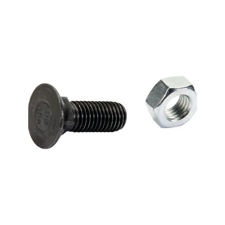 Śruba płużna 4-kątna z podsadzeniem DIN 608, M14 x 40 mm kl. 8.8 z nakrętką