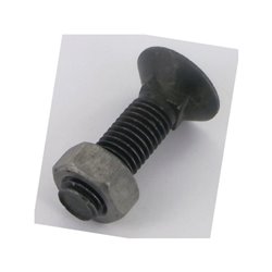 Śruba płużna 4-kątna z podsadzeniem DIN 608, M14 x 50 mm kl. 8.8 z nakrętką