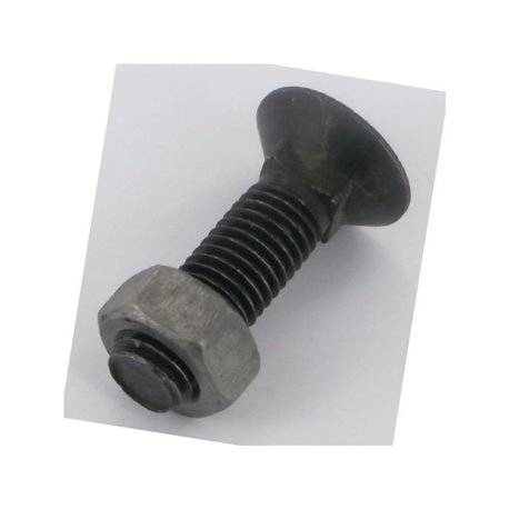 Śruba płużna 4-kątna z podsadzeniem DIN 608, M14 x 50 mm kl. 8.8 z nakrętką