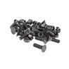 Śruba płużna 4-kątna z podsadzeniem DIN 608, M12 x 40 mm kl. 12.9 z nakrętką