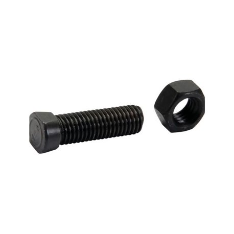 Śruba stożkowa dwustronnie ścięta, kl. 10.9, M12 x 45 mm z nakrętką