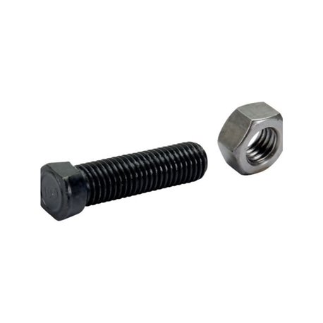 Śruba stożkowa dwustronnie ścięta, kl. 10.9, M12 x 50 mm z nakrętką