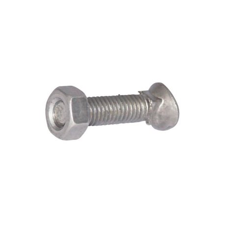 Śruba redlicy wypukła, kl. 6.8, M8 x 33 mm z nakrętką