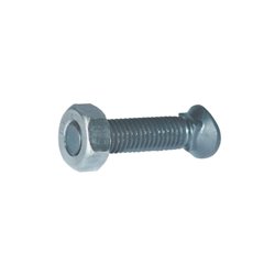 Śruba redlicy wypukła kl. 8.8, M10 X 45 mm z nakrętką