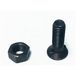 Śruba płużna 2-noskowa M12x38mm kl.10.9 , z nakrętką Kverneland 9000033108002