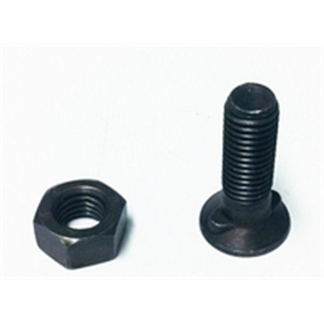 Śruba płużna 2-noskowa M12x38mm kl.10.9 , z nakrętką Kverneland 9000033108002