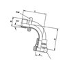 Kolanko AG-IG 3/8" BSP MF9006B Burnett & Hillman MF9006B