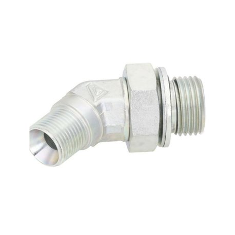 Przyłącze 45 stopni, gwint przyłącza 3/8"BSP-gwint złącza 1/2"BSP Alfagomma 150450806K