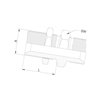 Złącze grodziowe 1i1/4"x1i1/4" BSP Burnett & Hillman VNBS20