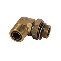 Przyłącze 90 stopni, gwint przyłącza 3/8"BSP-gwint złącza 11/16"ORFS Alfagomma 168B1106