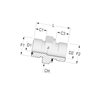 Przyłącze B, gwint przyłącza 3/4"BSP-gwint złącza 1i3/16"ORFS Alfagomma 8719607062336