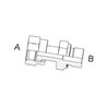 Przyłącza E, gwint przyłącza 1/4"BSP-gwint złącza 11/16"ORFS Alfagomma 138B1104