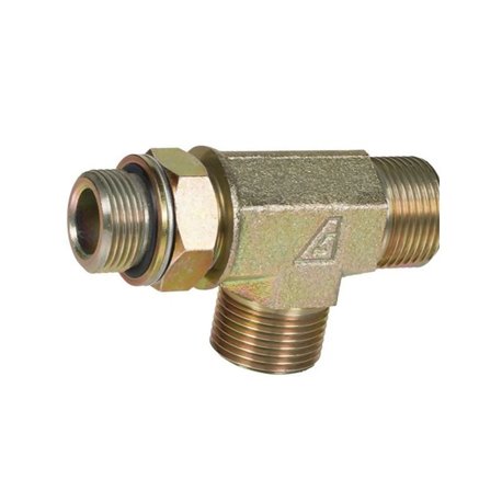 Przyłącze trójnikowe pionowe, gwint przyłącza 22x1,5-gwint złącza 1"ORFS Alfagomma LOM1622