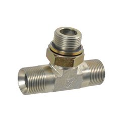 Przyłącze trójnikowe poziome, gwint przyłącza 3/8"BSP-gwint złącza 3/8"BSP Alfagomma 210MI06