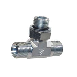 Przyłącze trójnikowe poziome, gwint przyłącza 1/2"BSP-gwint złącza 1/2"BSP Alfagomma 210MI08