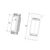 Złącze grodziowe, M16x1,5 -M16x1,5 , 8S-8S Voss 510ESS8S