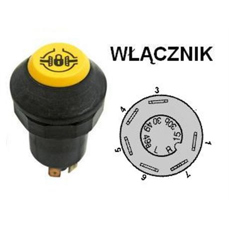 Włącznik blokady , EL516107, 00075944020 Pneutron 8716106755196