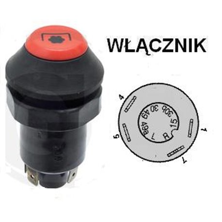 Włącznik WOM, 140258064 Pneutron 8716106754335