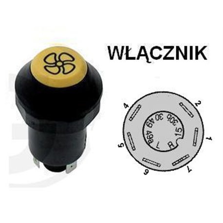 Włącznik wentylatora Pneutron 8716106754243