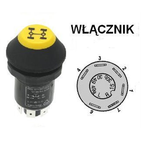 Włącznik napędu, G312900160010, G312900160011,  Pneutron 8716106754205