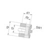 Złącze hydrauliczne BB M36x2,0 - M36x2,0 , 28L - 28L Voss 8716106787654