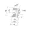 Przyłącze A, 16x1,5x18x1,5-10S Voss 10010SM16