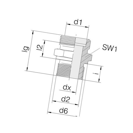 Przyłącze A, 12x1,5x12x1,0-8LL Voss 1008LLM12