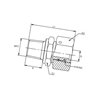 Przyłącza E, gwint przyłącza 3/4"NPT-gwint złącza 30x2,0-20S Voss 140D20S34NPT
