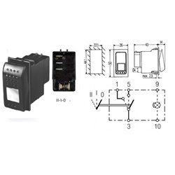 6RH007832351 przełącznik kołyskowy Hella