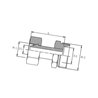 Złącze hydrauliczne BA, gwint zewnętrzny M52x2,0 -nakrętka M36x2,0 ; 38S-25S Dietzel KOVO25S38S